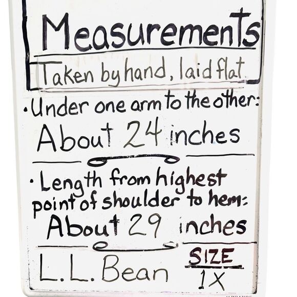 L.L. Bean 1X aqua & white 100% cotton seersucker 3/4 sleeve blouse shirt - Picture 10 of 10